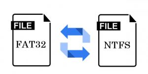 آموزش تبدیل فرمت NTFS به FAT۳۲