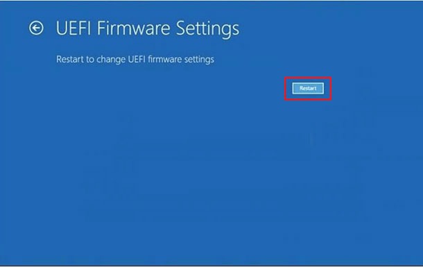 نحوه دسترسی به UEFI در ویندوز 10
